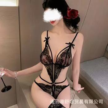 Эротическое нижнее белье женское новое сексуальное искушение инь маленькая грудь горячее чистое желание М One size