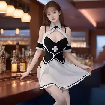 Эротическое нижнее белье женское сексуальная медсестра соблазняет в постели без горячего флирта One size