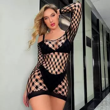 Эротическое женское платье-слинг, нижнее белье, экзотическое сексуальное женское белье, пижама с открытой спиной, перспективное сексуальное женское платье для сна One Size