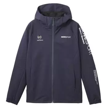 Jersey Descente HEATNAVI TOUGH Soft Shell Full Zip Hoodie Water Repellent Training Running S [Move Sports] NV00(ST4FJK23M)