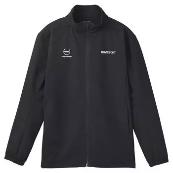 Jersey Descente HEATNAVI TOUGH Soft Shell Stand Jacket Water Repellent Training Running Black [Move Sports] чёрный