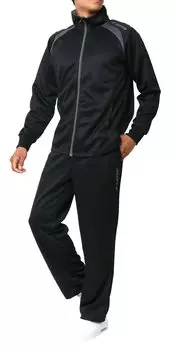 Jersey Top and Bottom Set Training Wear Large Size Sweat Absorbent Quick Drying Special Order Setup M L LL 3L 4L 5L 6L Sports Room Wear Special Order чёрный