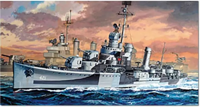 Эсминец класса «Платтс Драгон Бенсон» Бенсон 1942 Пластиковая модель DR1032 1/350 USS. ДД-429 (Корабль)