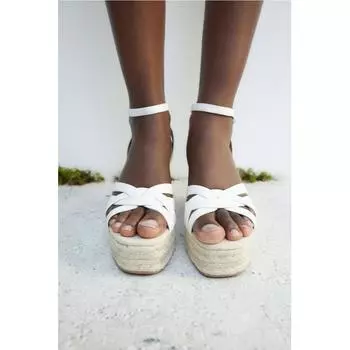 Эспадрильи HM на танкетке, белые