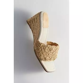 Эспадрильи HM на танкетке Бежевые