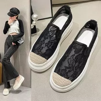 Эспадрильи на плоской подошве для женщин, балетки, удобные кеды 35-39, 35