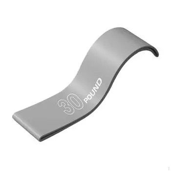 Эспандер эластичный йога растяжка противоскользящая тренировка упражнения для бедра серый