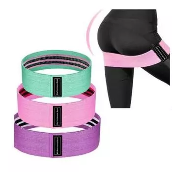 Эспандер для фитнеса, расширение ягодиц, ткань для фитнеса, резиновая лента, эластичный расширитель, подходит для домашних упражнений, спортивное оборудование YJ04-Green 60Lbs