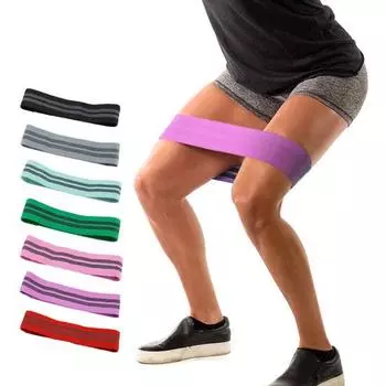 Эспандер для ног, ягодиц, наращивания бедер, подъема, растяжки, силовой тренировки, йоги, тренировок в тренажерном зале, эластичного ремня для ягодиц, оборудования для фитнеса M серый