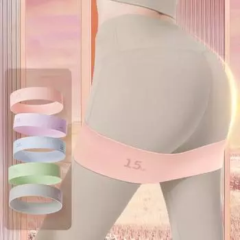 Эспандер для тренировок. Эспандер для упражнений. Силовые тренировки. Эспандер из натурального латекса. Эластичная лента для растяжки ног. Йога. Упражнения на растяжку приседаний. розовый