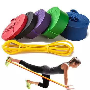 Эспандер для упражнений на растяжку, эластичная фитнес-лента, вспомогательные ленты для подтягиваний, пилатес, домашний спортзал, тренировка