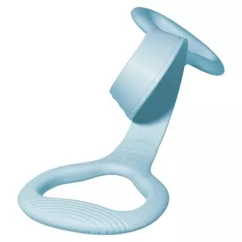 Эспандер-лента для упражнений, нескользящий фитнес-пояс для тренировок, инструмент для растяжки и тяги плеч, рук и спины синий