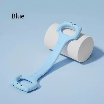 Эспандер-восьмерка Тренажер для спины и плеч Утолщенный эластичный канат Домашний йога-тренажер Растяжитель Портативное фитнес-оборудование Женщины Мужчины синий