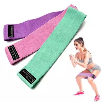 Эспандеры 3 комплекта Гибкие ленты для йоги, пилатеса, бедер, ног, ягодиц, ленты для тренировки, домашние тренировки, фитнес-приседания для женщин и мужчин