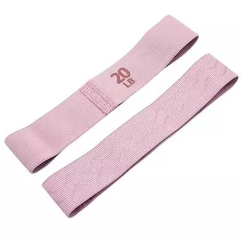 Эспандеры для бедер Портативный пилатес эластичный круг для бедер для домашних тренировок (розовый)