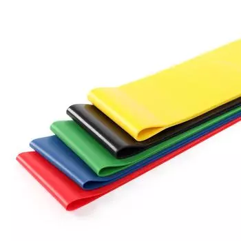 Эспандеры для пилатеса в тренажерном зале Силовые тренировки Природная резиновая петля Спортивные фитнес-тренировки Эластичный спортивный йога-эспандер красный