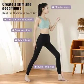 Эспандеры Йога Фитнес Аксессуары Резиновый канат Тренировки и упражнения Оборудование для спортзала Для женщин Упражнения на шею Растяжка синий