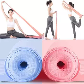 Эспандеры Ремни Эспандеры для упражнений для физиотерапии Силовые тренировки Йога Пилатес Растяжка Нелатексная эластичная лента