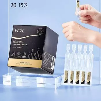 Эссенция бифидных дрожжей, восстанавливающая, увлажняющая, оригинальная жидкая эссенция, сужающая поры 1.5ml30pcs