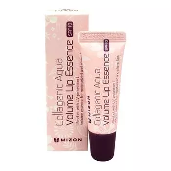 Эссенция для губ MIZON с коллагеном увлажняющая, питательная, отшелушивающая SPF 15+, 10 мл,