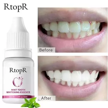 Эссенция для отбеливания зубов RtopR удаляет налет и осветляет зубы. Чистка полости рта 1pcs