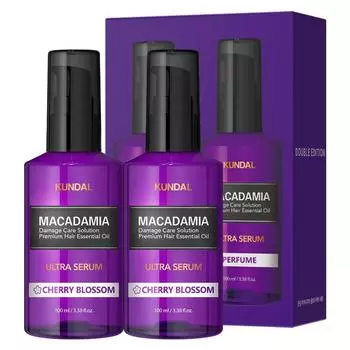 Эссенция для волос Kundal Ultra Serum с ароматом цветков вишни, 100 мл, 2 шт.