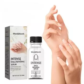 Эссенция для восстановления ногтей, осветляющая желтые утолщенные ногти, очищающая и восстанавливающая серые ногти
