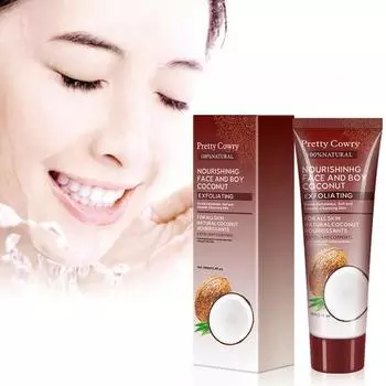 Эссенция папайи Пилинг Очищающее средство Натуральный отшелушивающий отбеливающий скраб для лица Гель-крем Увлажняющий крем для тела 100G