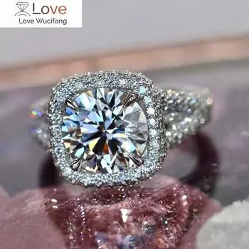 Эстетические блестящие хрустальные кольца для женщин, элегантные изысканные женские аксессуары для помолвки, роскошные ювелирные изделия, модный подарок 7