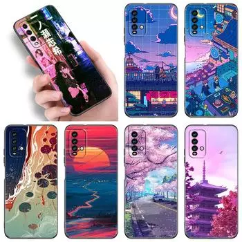 Эстетический чехол для телефона Art Pixel для Xiaomi Redmi Note 5 6 9T K20 K40 K50 Pro 7A 8A 9A 9C 9i 10A 10C A1 S2, мягкий черный чехол из ТПУ Redmi Note 5(Pro)