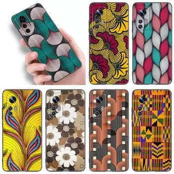 Эстетический чехол для телефона из африканского воска Fabic для Xiaomi Mi A2 8 9 SE Note 10 10T 11 12 Lite 9T 11T 12S 12T Pro A3 6X 12X, черный чехол Xiaomi Mi A2(6X)