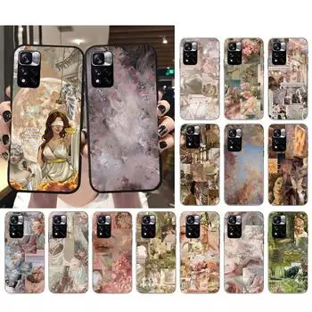 Эстетический чехол для телефона Renaissance art для Xiaomi Redmi note 13 12 Pro 11S 11 10 Pro 10S 12S Redmi 10 13C 9C Redmi Note 11Pro 5G