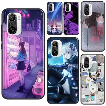 Эстетический чехол с аниме-головоломкой для Xiaomi Mi 11T Pro 12 X 10T Mi 11 Lite, чехол для телефона POCO X3 Pro GT X4 F3 M3 M4 Mi 9T (9T Pro)