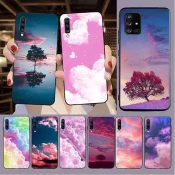 Эстетический чехол с розовым облаком и сладким небом для Samsung Galaxy A13 A53 A11 A12 A32 A22 A52S A10S A41 A42 A33 A20E A30S A40 A51 A71 Galaxy A10