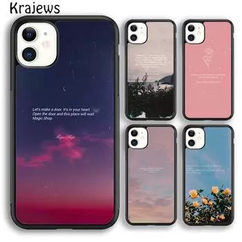 Эстетический мягкий чехол для телефона с текстами песен для iPhone 14 5 SE 6s 7 8 plus X XR XS 11 12 13 pro max Samsung S21 S22 iPhone 6plus