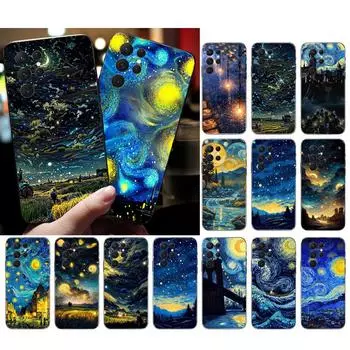 Эстетический ночной звездный чехол для телефона с изображением неба для Samsung S24 S23 S22 S21 S20 Ultra S20 S22 S21 S10E S20 FE S24 Plus S20 Plus
