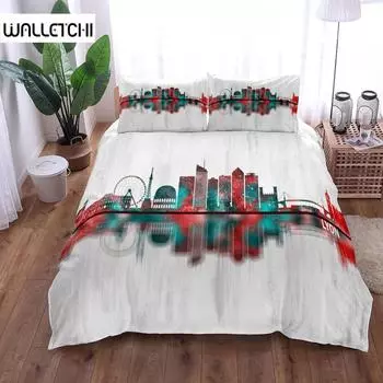 Эстетический Парижский современный комплект постельного белья для односпальных и двуспальных кроватей размера «queen-size» в Великобритании, комплект постельного белья для односпальных и двуспальных кроватей размера «king-size» в США EU single(135x200cm)