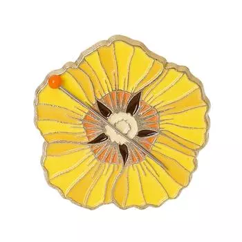 Эстетический сплав для вышивки крестом игольница аксессуары для рукоделия(Желтый цветок)