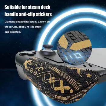 Эстетичный скин для консоли Steam Deck, защитная наклейка, чехол для захвата, противоскользящий чехол для игровых аксессуаров Steam