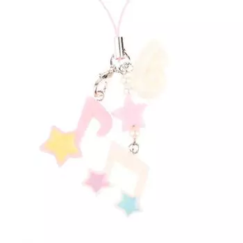 Эстетика Y2K Звезда Музыкальная нота Бисером Ремешок для мобильного телефона Сладкая Девичья Цепочка для телефона Подвеска для чехла камеры Подарки