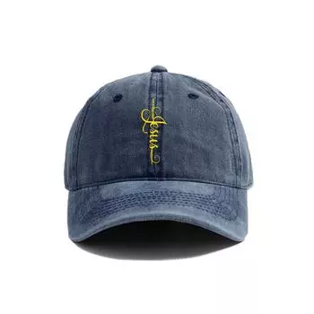 Jesus Cross Baseball Cap Summer Jesus Christ On The Cross God Distressed Dad Outdoor Adjustable Cotton Caps