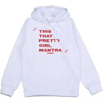 Эта красивая девушка Мантра Толстовки JENNIE Певица Графические Модные Толстовки Уличная одежда Хип-хоп Зима/Осень Джемперы с капюшоном L чёрный