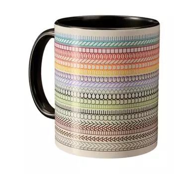 Эта кружка для кофе со скрытым сообщением, креативная новая керамическая кухонная забавная черная кофейная чашка One Size чёрный