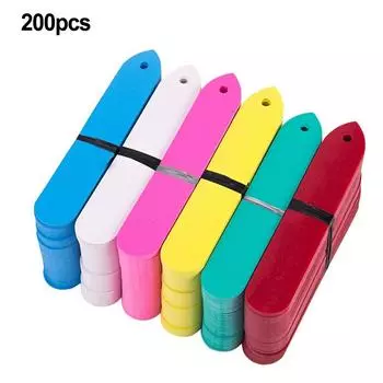 Этикетка для растений Замена УФ-устойчивая водонепроницаемая 10*2 см белый