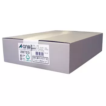 Этикетка для текстового процессора ПК Fujitsu OASYS Series Тип A4 12 сторон 500 листов 28723 A-One &