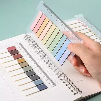 Этикетка Канцелярские товары Закладка Пастер Стикер Липкие заметки Индекс Флаги Блокнот