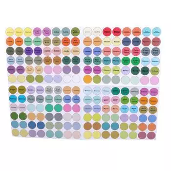 Этикетка на бутылке, круглая этикетка, наклейка, клейкая наклейка на бутылку, этикетка, бутылка эфирного масла, косметические бутылки