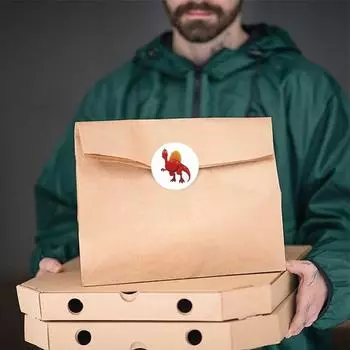 Этикетка с печатью для упаковки, практичная, привлекающая внимание, простая упаковочная наклейка, украшение для награды, наклейка для скрапбукинга, этикетка с печатью для подарочной коробки 1.5inch A