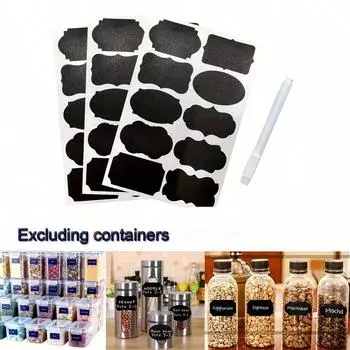 Этикетки для хранения пищевых контейнеров для специй, сыра, печенья и закусок, кухонное хранение, кухонные принадлежности без контейнера