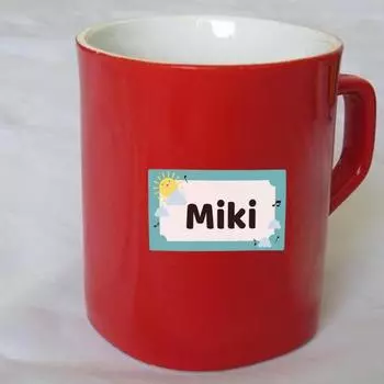 Этикетки для одежды Наклейки на стену Мультфильм Канцелярские товары X117 A04-250pcs-2.5x4.5cm